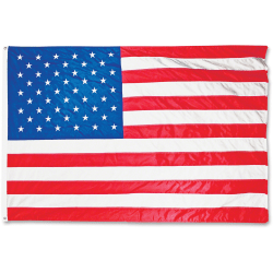 Advantus Outdoor U.S. Nylon Flag, 4' x 6'