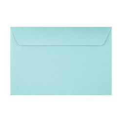 LUX Booklet 6" x 9" Envelopes, Peel & Press Closure, Seafoam, Pack Of 50