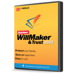 Quicken® WillMaker & Trust, 2022, Windows®/Mac, CD/Product Key