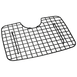 Better Houseware D-Shape Sink Protector, 1-1/2"H x 13-3/8"W x 18-1/2"D, Black