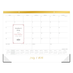 DESK PAD PLANNING CALENDAR IPC ELEVATED IPC - 22X17 AY26-27 MONTHLY