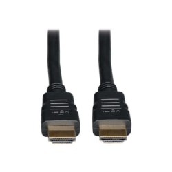 Eaton Tripp Lite Series High Speed HDMI Cable with Ethernet, UHD 4K, Digital Video with Audio (M/M), 20 ft. (6.09 m) - HDMI cable with Ethernet - HDMI male to HDMI male - 20 ft - black
