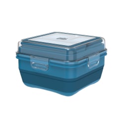 Cool Gear Expandable Lunch Box, 2-3/4"H x 6"W x 6"D, Rainstorm