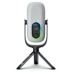 JLab Audio EPIC TALK USB Microphone, 6.69", White