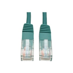 Eaton Tripp Lite Series Cat5e 350 MHz Molded (UTP) Ethernet Cable (RJ45 M/M), PoE - Green, 5 ft. (1.52 m) - Patch cable - RJ-45 (M) to RJ-45 (M) - 5 ft - UTP - CAT 5e - molded, stranded - green