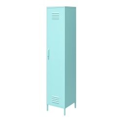 Ameriwood™ Home Cache Single Metal Locker Storage Cabinet, 72-7/8"H x 15"W x 15-3/4"D, Mint
