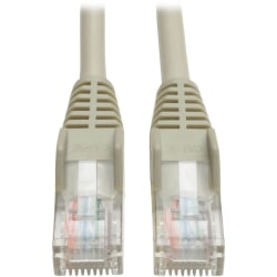 Eaton Tripp Lite Series Cat5e 350 MHz Snagless Molded (UTP) Ethernet Cable (RJ45 M/M), PoE - Gray, 25 ft. (7.62 m) - N001025GY