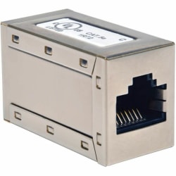 Tripp Lite Cat5e Cat5 Straight Through Modular Shielded In-Line Coupler RJ45 F/F - Network coupler - RJ-45 (F) to RJ-45 (F) - CAT 5e