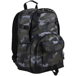 Fuel Millennial Tech Backpack With 15.5" Laptop Pocket, Army Camo