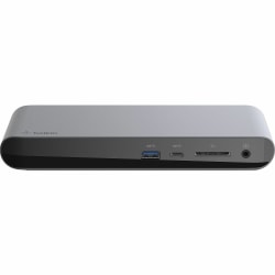 Belkin Thunderbolt 3 Dock Pro USB C Laptop Docking station MacOS & Windows, Dual 4K @60Hz - for Notebook - 170 W - Thunderbolt 3 - 6 x USB Ports - 4 x USB 3.0 - Network (RJ-45) - DisplayPort - Audio Line Out - Thunderbolt - Wired