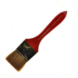 Winsor & Newton Sceptre Gold II Short-Handle Paint Brush, 2", Wash Bristle, Sable Hair, Terracotta
