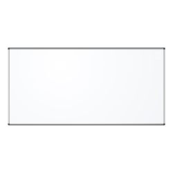 U Brands PINIT Magnetic Dry-Erase Whiteboard, 47" x 95", Aluminum Frame With Silver Finish