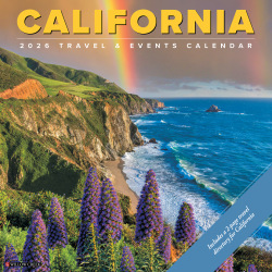 2026 Willow Creek Press Art & Design Monthly Wall Calendar, 12" x 12", California, January To December, 50491
