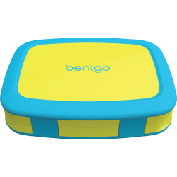 Bentgo Kids Brights Lunch Box, 2"H x 6-1/2"W x 8-1/2"D, Citrus
