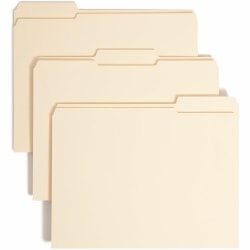 Smead® 2-Ply Manila Fastener Folders, Letter Size, Box Of 50