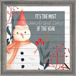 Timeless Frames® Holiday Art, 12" x 12", Most Wonderful Time