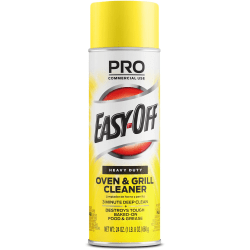 Professional Easy-Off Heavy Duty Oven & Grill Cleaner - Ready-To-Use - 24 fl oz (0.8 quart) - Lemon Floral ScentAerosol Spray Can - 1 Each - White