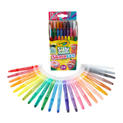 Crayola® Silly Scents Smashups Twistable Crayons, Assorted Colors, Box Of 24 Crayons