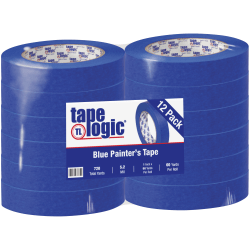 Tape Logic® 3000 Painter's Tape, 3" Core, 1" x 180', Blue, Case Of 12