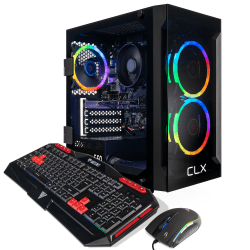 CLX SET Gaming Desktop PC, AMD Ryzen 7, 16GB Memory, 1TB Solid State Drive, Windows 11