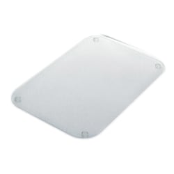 Better Houseware Small Acrylic Cutting Board, 8" x 12", Silver