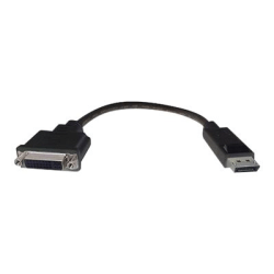 Comprehensive DisplayPort Male To DVI Female Adapter Cable - 8" DisplayPort/DVI-D Video Cable  - DP2DVIF