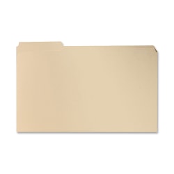 Sparco 1/3-Cut Manila File Folders, Legal Size, Manila, Box Of 100
