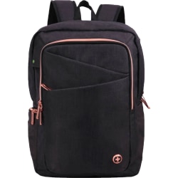 SwissDigital Katy Rose Business Backpack With 15.6" Laptop Pocket, Black
