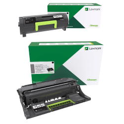 Lexmark™ 56F1H00 Black High Yield Return Program Toner Cartridge And Imaging Unit Set