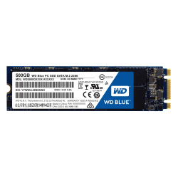 Western Digital® Blue™ M.2 2280 Internal Solid State Drive For Laptops/Desktops, 500GB, SATA III, WDS500G1B0B