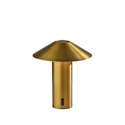 Adesso ADS360 Pina LED Cordless Table Lamp, Antique Brass