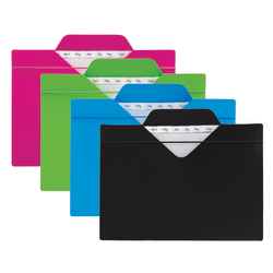 Office Depot® Brand 13-Pocket Polypropylene Expanding File, 13" Expansion, Letter Size, Multicolor
