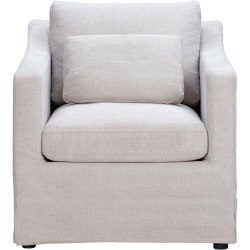 Lifestyle Solutions Remmington Polyester Guest Chair, Oatmeal