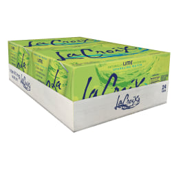 LaCroix® Core Sparkling Water with Natural Lime Flavor, 12 Oz, Case of 24 Cans