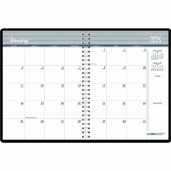 House of Doolittle Wirebound Monthly Planner, Julian Dates, Monthly, December 2024 to January 2026