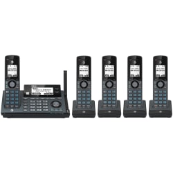 AT&T DECT 6.0 Connect-to-Cell 5-Handset Phone System, ATCLP99587