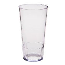 Cambro Lido Styrene Tumblers, 22 Oz, Clear, Pack Of 36 Tumblers