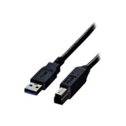 Comprehensive USB 3.0 A Male To B Male Cable 10ft. - 10 ft USB Data Transfer Cable - First End: 1 x Type A Male USB - Second End: 1 x Type B Male USB - 4.8 Gbit/s - 28 AWG - Black