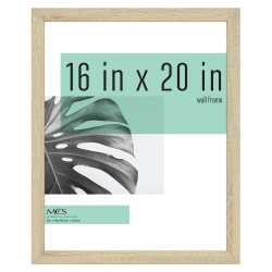 MCS Gallery Poster Frame, 16" x 20", Natural Woodgrain