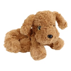 Office Depot® Brand Plush Animal Pencil Pouch, 4" x 11", Brown Dog, PM18355N