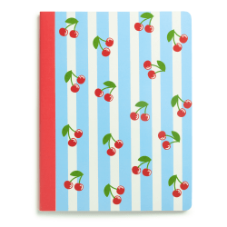 Eccolo CompBook, 7" x 9", 1 Subject, College Rule, 80 Sheets, Cherries