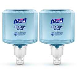 Purell® Healthcare Healthy Ultra Mild Foaming Handwash Soap, Clean, 40.6 Oz, Clear, Carton Of 2 Cartridges