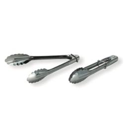 Better Houseware 7" Stainless Steel Tongs, Silver, Set Of 2 Tongs
