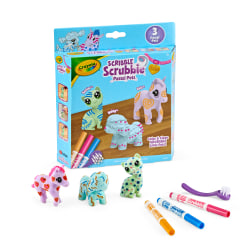 Experience the joy of Scribble Scrubbie Pastel Pets! Children can color, wash, and recolor their Scribble Scrubbie Pets for endless fun. Learn more!