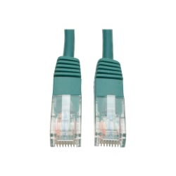 Eaton Tripp Lite Series Cat5e 350 MHz Molded (UTP) Ethernet Cable (RJ45 M/M), PoE - Green, 15 ft. (4.57 m) - N002015GN