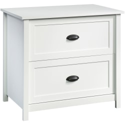 Sauder® County Line 34"W Lateral 2-Drawer File Cabinet, Soft White