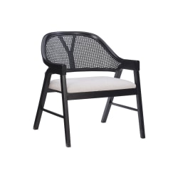 Powell Diana Dining Chair, Light Beige/Black
