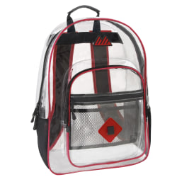 Trailmaker Clear Backpack, Red