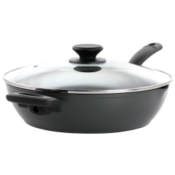 Oster Kingsway 3.9-Quart Aluminum Nonstick Sauté Pan, Black