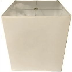 Lampshades Inc. Linen Square Lamp Shades, 9" x 9" x 10", Parchment, Set Of 12 Shades